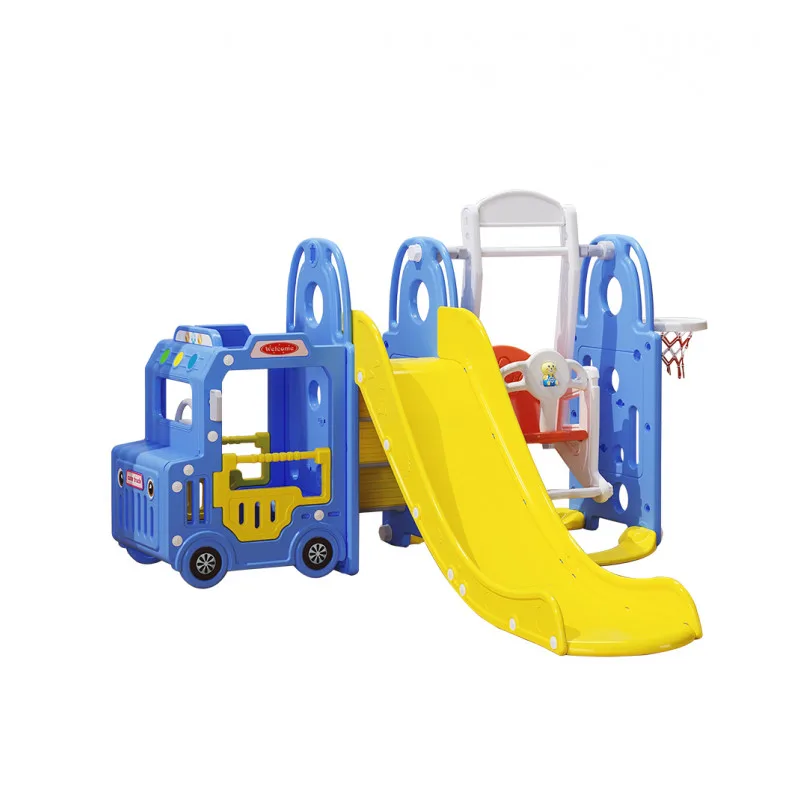 RESBALIN COLUMPIO BUS AZUL Centro de Juego de Agua Arcade