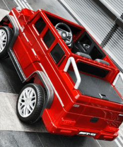 JEEP MERCEDEZ CON MALETERO ROJO-Play And Toys