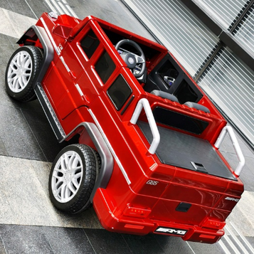 JEEP MERCEDEZ CON MALETERO ROJO-Play And Toys