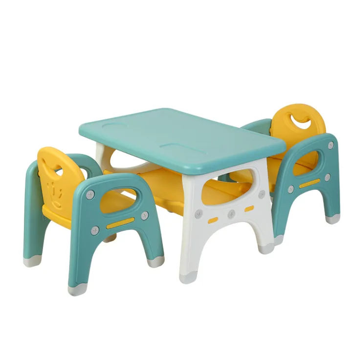 Mesa y 2 Sillas - Play And Toys Corona SILLA INFANTIL PLASTICA ROJA