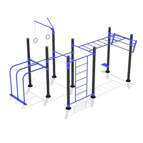 Circuito de Calistenia Pro Azul - Play and Toys