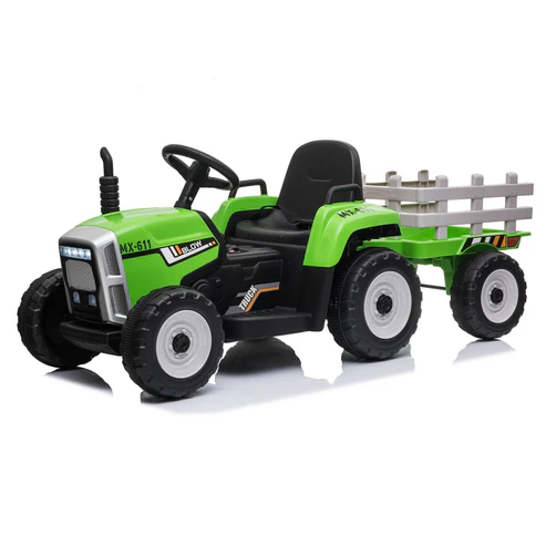 tractor infantil verde